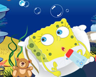 Baby Spongebob diaper change jtk